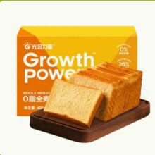 plus会员：光合力量 全麦面包0脂肪无糖吐司片 临期处理6.46元（合3.23元/件）