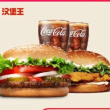 汉堡王 鸡牛双堡饮料4件套 单次券 到店兑换电子券16.9元（需领券）