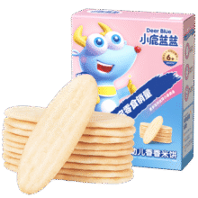 小鹿蓝蓝婴幼儿米饼儿童宝宝零食营养儿童磨牙饼宝宝零食41g14.6元 (券后省0.7,月销1w+)
