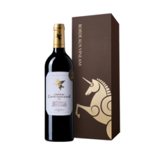 翡马（BORDEAUXVINEAM）圣曼尼酒庄干红葡萄酒单支礼盒装 750ml  法国进口红酒207元