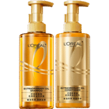 需领券：欧莱雅（LOREAL）大金瓶洗发水洗发露奇焕精油润发柔顺顺滑干枯发洗头膏洗护套装 大金瓶洗发露440ml*2+100ml*288.9元（需领券）