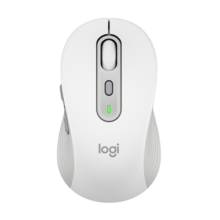 罗技（Logitech）M750M 通用版鼠标 无线鼠标 静音鼠标 对称鼠标 白色 带Logi Bolt USB接收器219元 (月销1w+)
