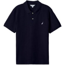NAUTICA/诺帝卡夏季男士商务休闲透气短袖翻领T恤宽松polo衫男299元