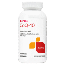 GNC健安喜辅酶q10软胶囊200mg*60粒  呵护心脏血管健康调卵巢泡备孕149元