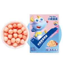 小鹿蓝蓝_婴幼儿泡芙水果谷物婴幼儿零食草莓苹果味宝宝零食营养易吞咽42g14.8元 (券后省0.7,月销1w+)