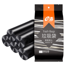 再降价：e洁 背心手提式垃圾袋 108只 45*59cm3.9元（需领券）