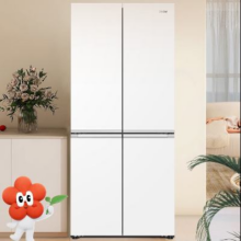 618预售、plus会员：海尔（Haier）小红花-绽放版 500升十字T型四门家用冰箱 BCD-500WGHTDEDWVU1 594mm2705.04元