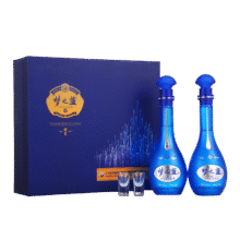 洋河 梦之蓝M6 52度 500ml*2瓶 礼盒装 绵柔浓香型白酒 端午送礼1007元