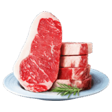 淳鲜四季X京东PLUS会员联名款 M3原切西冷牛排净重1kg 安格斯牛肉生鲜169元 (月销4000+)