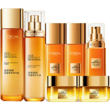 百亿补贴：欧莱雅（LOREAL）母亲节礼物 金致臻颜花蜜松露套装 花蜜水乳7件套359元