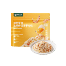 网易严选主粮伴侣冻干肉松宠物零食猫犬通用鸡肉海苔磷虾味40g4.9元