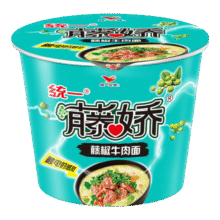 统一来一桶 藤椒牛肉面 桶面105g*12桶 整箱装清新椒麻方便面泡面47元 (月销1w+)
