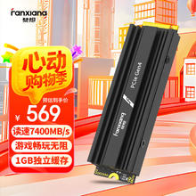 梵想 1TB SSD固态硬盘 M.2接口NVMe协议PCIe 4.0 x4569元