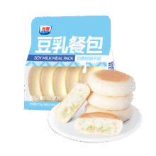 plus、需首购：光明豆乳餐包275g/袋 夹心吐司面包蛋糕早餐儿童零食代餐21.38元（合10.69元/件）