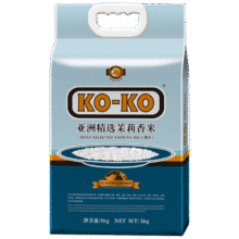 百亿补贴、需首单：KO-KO(口口牌)  亚洲精选进口茉莉香米 大米10斤 长粒米 koko香米32.36元