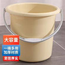 千屿 大号洗衣拖把桶泡脚洗澡桶耐用加厚清洁塑料手提大水桶多用桶16.97元（需买3件，需用券）