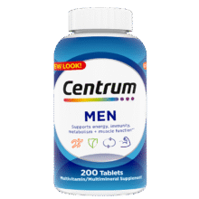 善存（Centrum）复合维生素多维片200粒成人男士 含维生素B、C番茄红素矿物质133.92元（需领券，合66.96元/件）