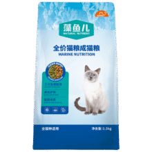 PLUS会员：比瑞吉 全价成猫粮 1.5KG 含三文鱼螺旋藻2.35元包邮（需领券）