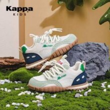 Kappa Kids 卡帕 中大童夏款网面鞋透气运动鞋（26~40码）2色99元包邮