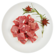 大庄园 原切牛腩块 1kg*5件204.5元（需领券，合40.9元/件）