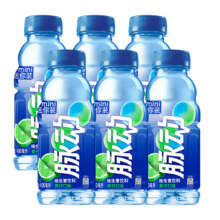 脉动维生素饮料整箱装 迷你mini款小瓶装脉动 青柠味400ml*6瓶7.9元
