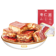 好想你 枣仁派198g/袋*2 红小派枣夹核桃蜜饯果干红枣零食26.9元 (月销9000+)