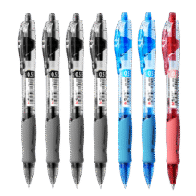 plus会员：晨光 按动中性笔 GP1008 7黑2蓝1红16.88元