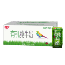 光明 有机纯牛奶200mL*20盒量贩装 3.6有机乳蛋白137.16元（合45.72元/件）