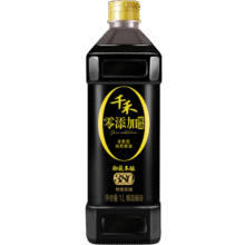 千禾 御藏本酿 380天酱油 1L【0添加 特级生抽】炒菜提鲜29.2元 (券后省0.9,月销1w+)