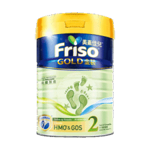 plus：美素佳儿（Friso）港版金装 HMO婴幼儿奶粉 2段  900g/罐 (6-12个月) 香港超市同款206.06元