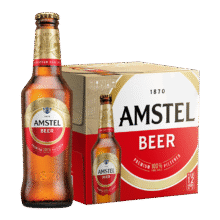 喜力Amstel红爵啤酒 整箱装 全麦酿造 原麦汁浓度≥8.5°P 460mL 12瓶64元（需领券）