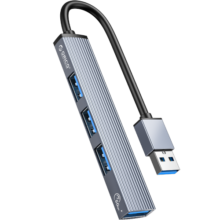 奥睿科（ORICO）USB3.0分线器扩展4口HUB集线器托拓展坞转换器 笔记本电脑接口拓展全铝转接头AH-A1325.9元