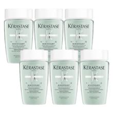 KÉRASTASE 卡诗 双重功能洗发水清爽控油无硅油洗发露80ml*6瓶113元