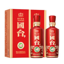 国台 酱香型白酒 53度 500mL 2瓶493元（需领券）包邮
