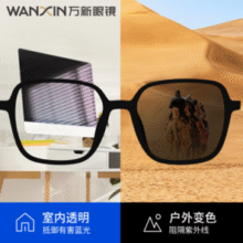 winsee 万新  防蓝光变色1.60镜片+多镜框可选￥95.00