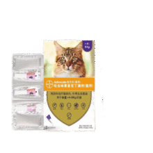 爱沃克猫咪驱虫药滴剂 宠物猫体内外除虫吡虫啉莫昔克丁猫驱虫跳蚤耳螨寄生虫蛔虫内驱体外驱虫药 爱沃克4-8kg3支170元 (券后省30)