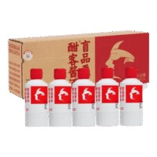 酣客 老友记 酱香型白酒 大曲坤沙白酒礼盒 53度 100mL 5瓶 礼盒装699元
