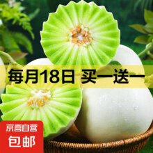 京喜 山东 玉菇冰淇淋甜瓜 400g起 单果 4斤装 买一送一19.9元（需领券，合9.95元/件）