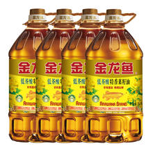 金龙鱼 低芥酸特香菜籽油 5L*4桶 非转基因184.99元