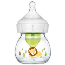 需福袋、88会员：布朗博士 小狮子玻璃奶瓶 60ml 0-3月宝宝24.35元（+1.2元淘金币，需领券）