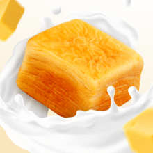 三只松鼠_水牛乳千层吐司1000g15.9元