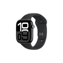 Apple/苹果 Watch Series 10 智能手表GPS款46毫米亮黑色铝金属表壳黑色运动型表带S/M MX263CH/B2599元 (券后省600,月销1w+)