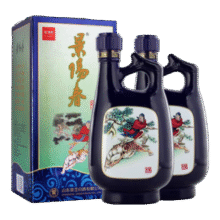 景阳春景芝白酒 浓香型小老虎 山东老虎头酒 52度 500mL 2瓶 双支装198元 (券后省18)