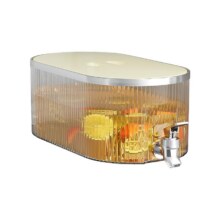 夏季凉杯水果桶冷泡茶壶带龙头3.5l53元（需领券，合13.25元/件）