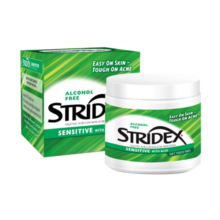 STRIDEX施颜适美国进口0.5%水杨酸净颜棉片55片温和型粉刺黑头痘痘控油62元 (月销1000+)
