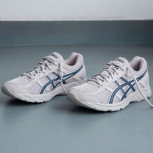 亚瑟士ASICS男跑步鞋缓震透气运动鞋GEL-CONTEND 4 褐色/深蓝 42409元