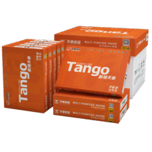 天章 （TANGO）新橙天章A4打印纸 70g 500张*8包 双面打印复印纸 顺滑不卡纸高性价比 整箱4000张【明星品质款】135元 (月销1w+)