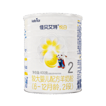 佳贝艾特（Kabrita）悦白婴儿配方羊奶粉2段400克（荷兰原装进口） 1罐装130元