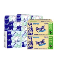 Tempo 得宝 天然无香软抽面巾纸 L码 4层100抽*30包￥63.48 4.5折 比上一次爆料降低 ￥22.82