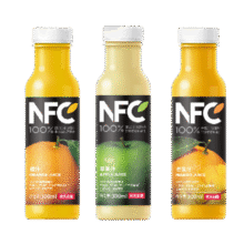 农夫山泉果汁17.5°NFC冷藏饮料100%鲜榨果汁低温多口味选择300ml 4瓶橙汁39.6元